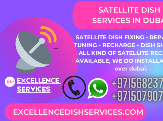 Satellite Dish Installation AND LED Tv Repair Dubai