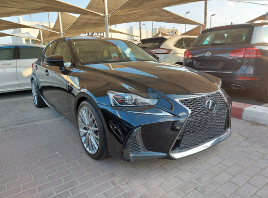 Lexus IS-Series 2017 AED 77,000, Full Option, US Spec, Turbo, Sunroof, Navigation System, Fog Lights, Negotiable