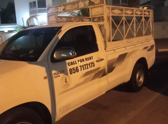 Pickup truck service in Arabian ranches