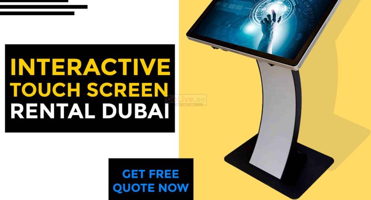 Indoor and Outdoor Digital Signage Rentals in Dubai