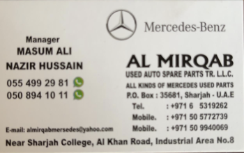 Al Mirqab Used spare parts Tr ( Mercedes Benz Used Auto Spare Parts )