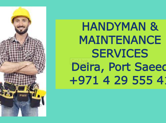 maintenance works in Port Saeed Dubai