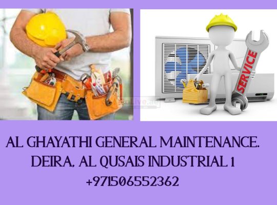 MAINTENANCE WORKS IN Deira, Al Qusais Industrial 1 DUBAI