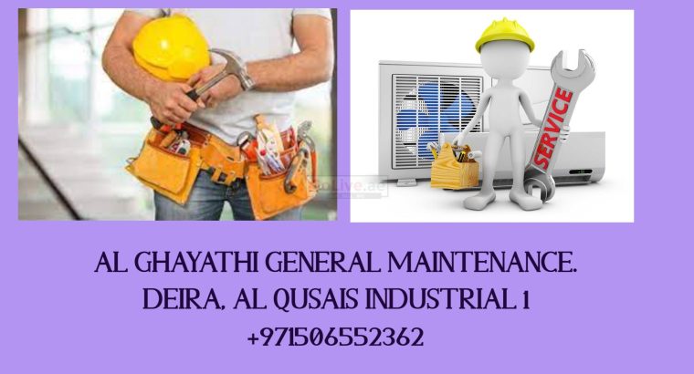 MAINTENANCE WORKS IN Deira, Al Qusais Industrial 1 DUBAI