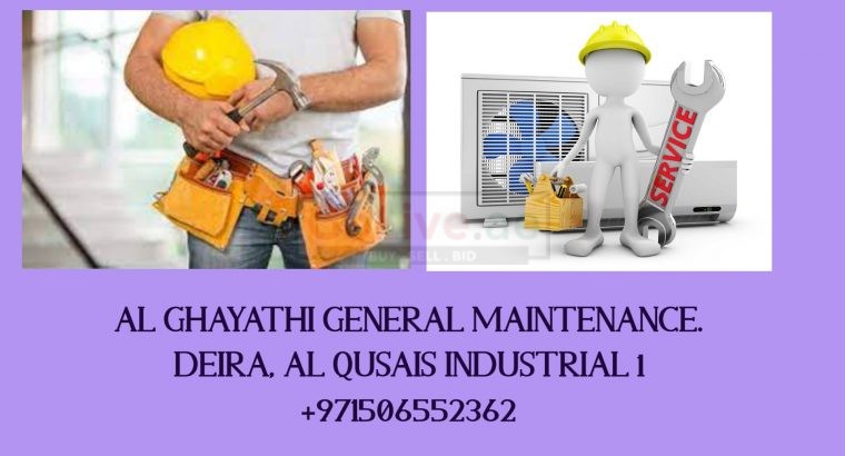 MAINTENANCE WORKS IN Deira, Al Qusais Industrial 1 DUBAI