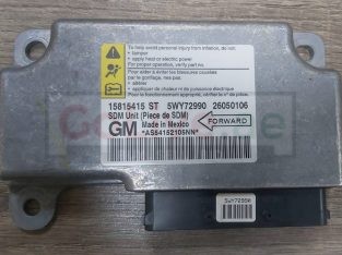 Cadillac STS 2006 2007 Airbag Control Module PART NO 15815415 ( Genuine Used CADILLAC Parts )