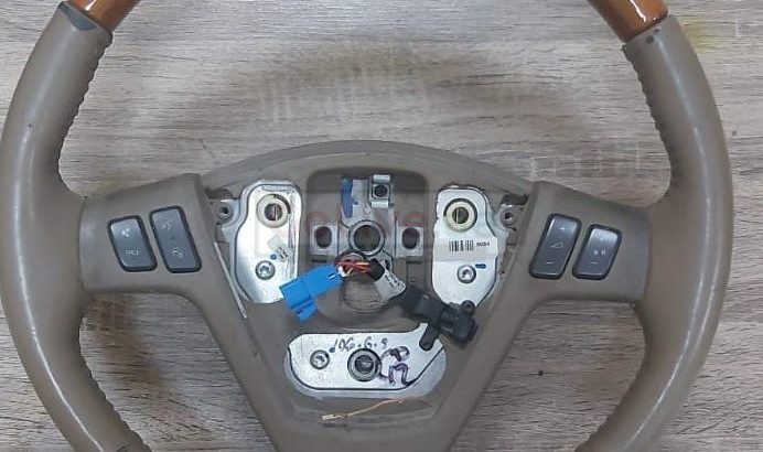 Cadillac STS 2003 to 2007 Woodgrain Steering Wheel PART NO GM(16866471) ( Genuine Used CADILLAC Parts )