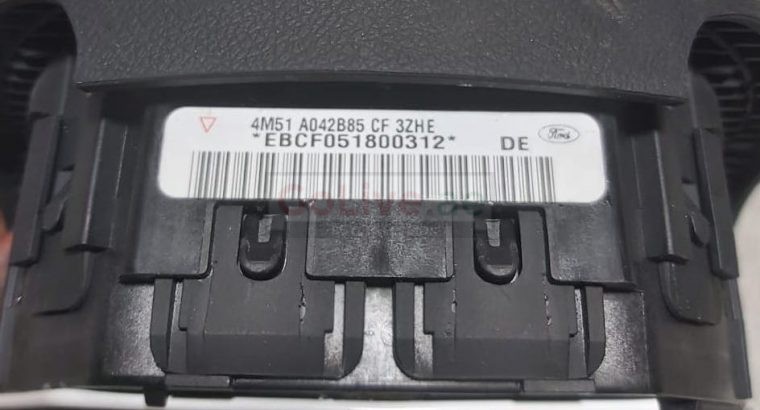 FORD FOCUS 2008 Steering Wheel Multifunction AIRBAG PART NO 4M51 A042B85 CF 3ZHE ( Genuine Used FORD Parts )