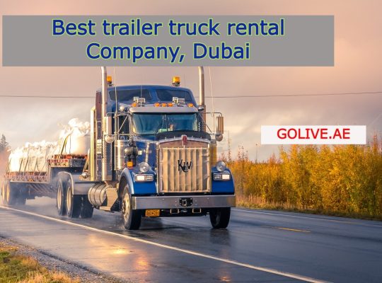 Best trailer truck rental Company, Dubai