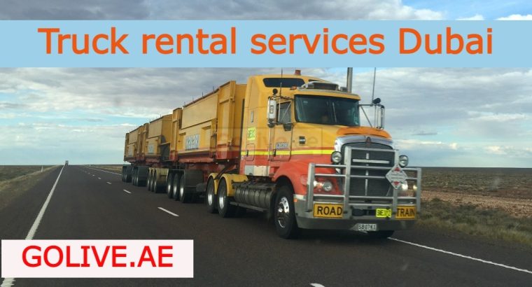 Truck rental services Dubai