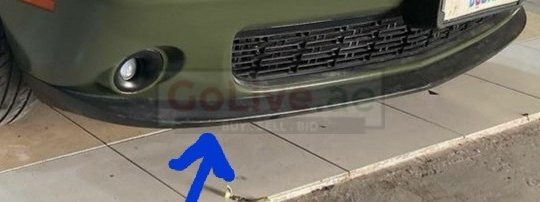 Air dam (front lip) for dodge challenger