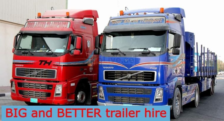 BIG and BETTER trailer hire in Dubai