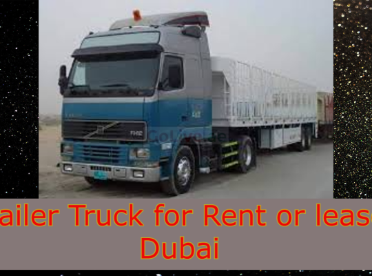 Trailer Truck for Rent or lease Dubai