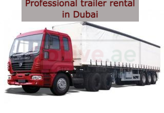 Professional trailer rental in Dubai