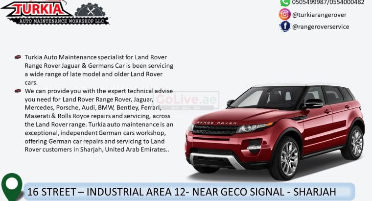 Land Rover Service In Sharjah