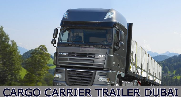 Cargo carrier trailer Dubai