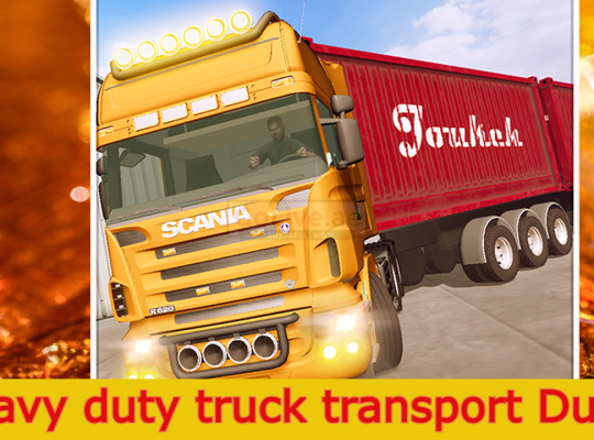 Heavy duty truck transport Dubai