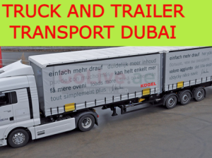 Truck and trailer transport Dubai