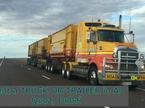 Rent a truck in Al Quoz, Dubai