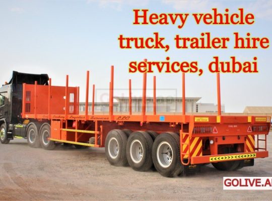 Heavy vehicle (truck, trailer) hire services, Dubai