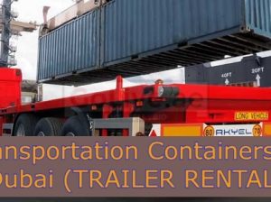 Shipping and Transportation Containers in Dubai