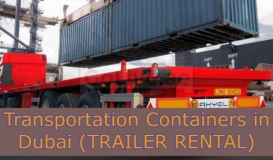 Shipping and Transportation Containers in Dubai