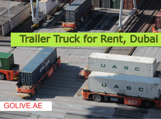 Trailer Truck for Rent, Dubai