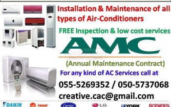 split ac free check  repair central ac clean new used gas room ducting dubai compressor change service