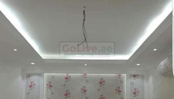 GYPSUM CEILING WORKS CONTRACTOR IN SHARJAH DUBAI