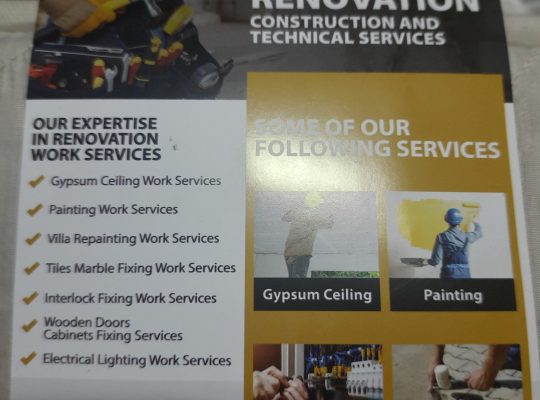 GYPSUM CEILING WORKS CONTRACTOR IN SHARJAH DUBAI