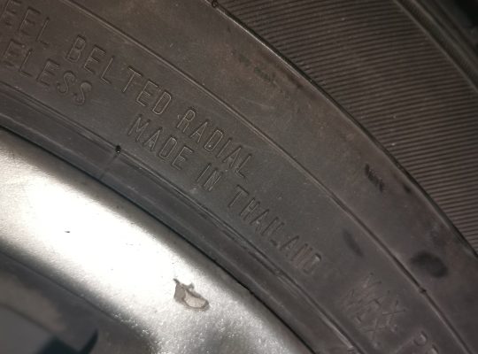 Alloy wheel with Tyre
