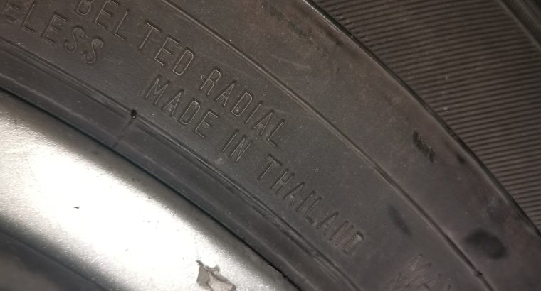 Alloy wheel with Tyre