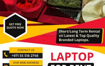 Long Term & Short Term Laptop Rental across the UAE