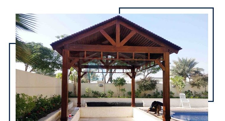 Gazebo in Dubai | Wooden Gazebo Manufacture in Dubai Abu Dhabi Sharjah UAE