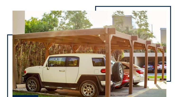 Carparking Shade Suppliers in Dubai | WPC Carparking in Dubai | Mashrabiya Carparking shade suppliers in uae