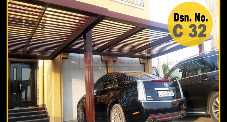 Mashrabiya Car Parking Shade suppliers in Dubai Abu Dhabi Sharjah UAE | Best Car Parking Shade design in UAE | Wooden Car Parking