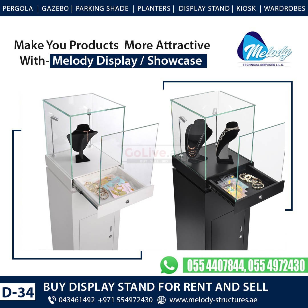 Jewellery Display Stand Suppliers in Dubai | Jewelry Showcase for sale and Rent in Dubai, Abu Dhabi, UAE