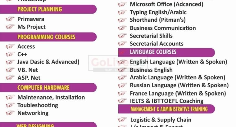 Certified Accounting and Management Trainings in Dubai