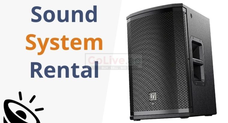 Top Quality Sound System Rentals from Brands in Dubai