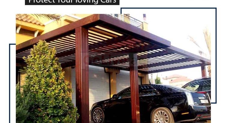 Carparking Shade Suppliers in Dubai | WPC Carparking in Dubai | Mashrabiya Carparking shade suppliers in uae