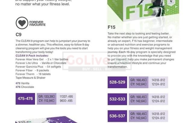 Foreverliving Producut C9 Body cleanse