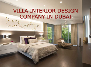 VILLA INTERIOR DESIGN COMPANY IN DUBAI