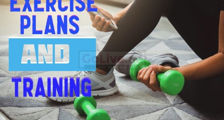 Exercise plans and training (PERSONAL TRAINER DUBAI)