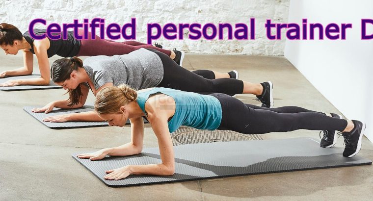 Certified personal trainer Dubai