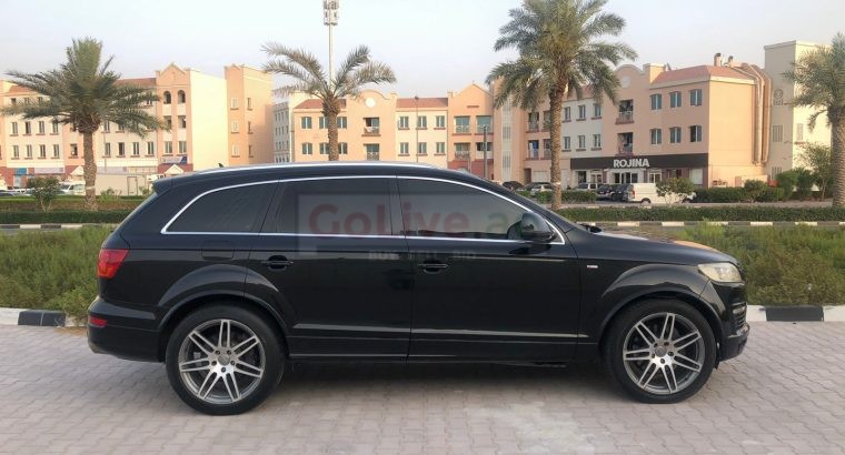 AUDI Q7 2009 4.2 FSI,S-LINE QUATTRO,-FULLY LOADED ,TOP OF THE LINE CALL 050 2134666