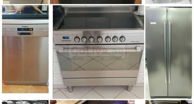 Home appliances, cooker, washing machine, dishwasher