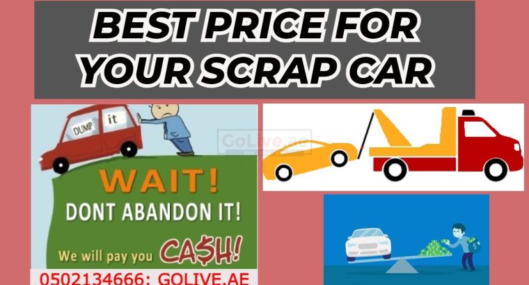 Best price for your scrap car