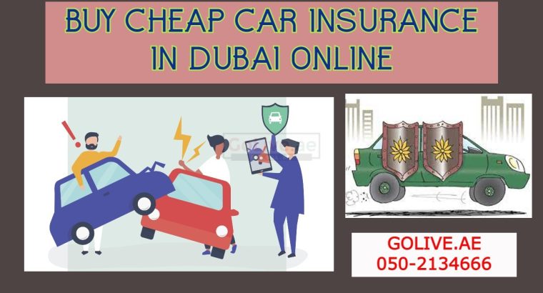 Buy cheap car insurance in Dubai online