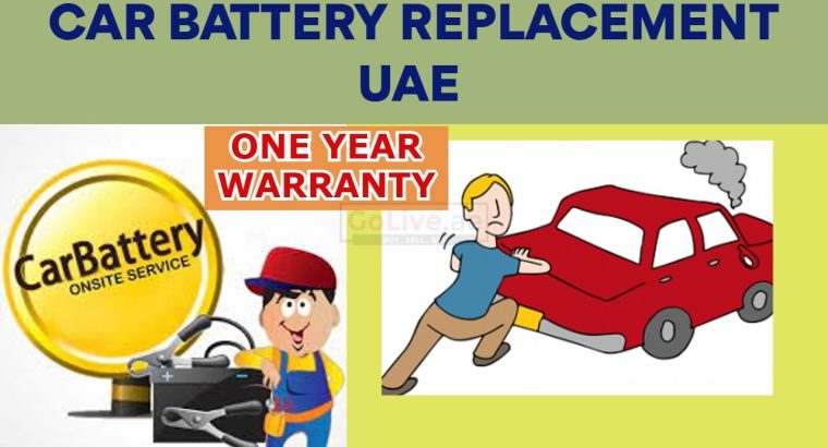 Car Battery Replacement UAE (1 Year Warranty)