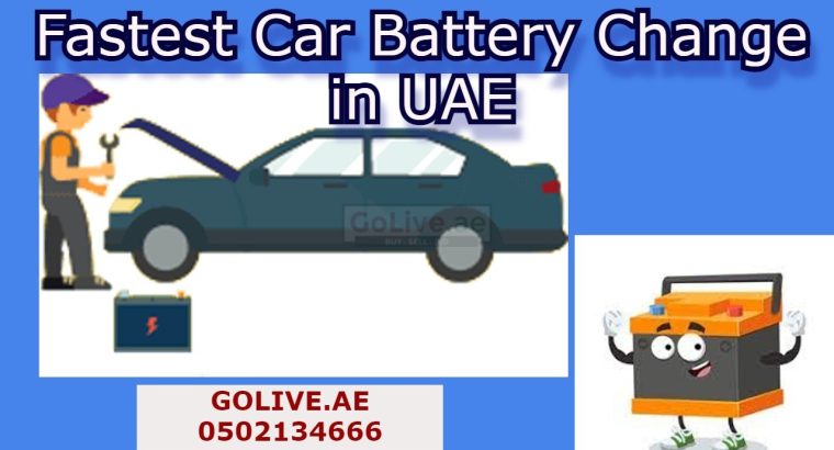 Fastest Car Battery Change in UAE